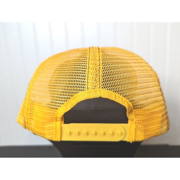 Vintage Swingster‎ Michelob All Mesh Snapback Hat Cap Rope Yellow Trucker New - Picture 3 of 6